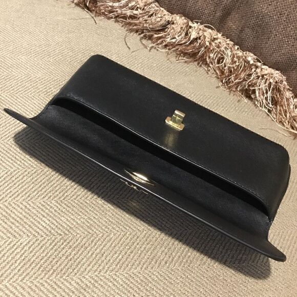 TORY BURCH DIANA CLUTCH BLACK CROSSBODY BAG - Picture 9 of 10